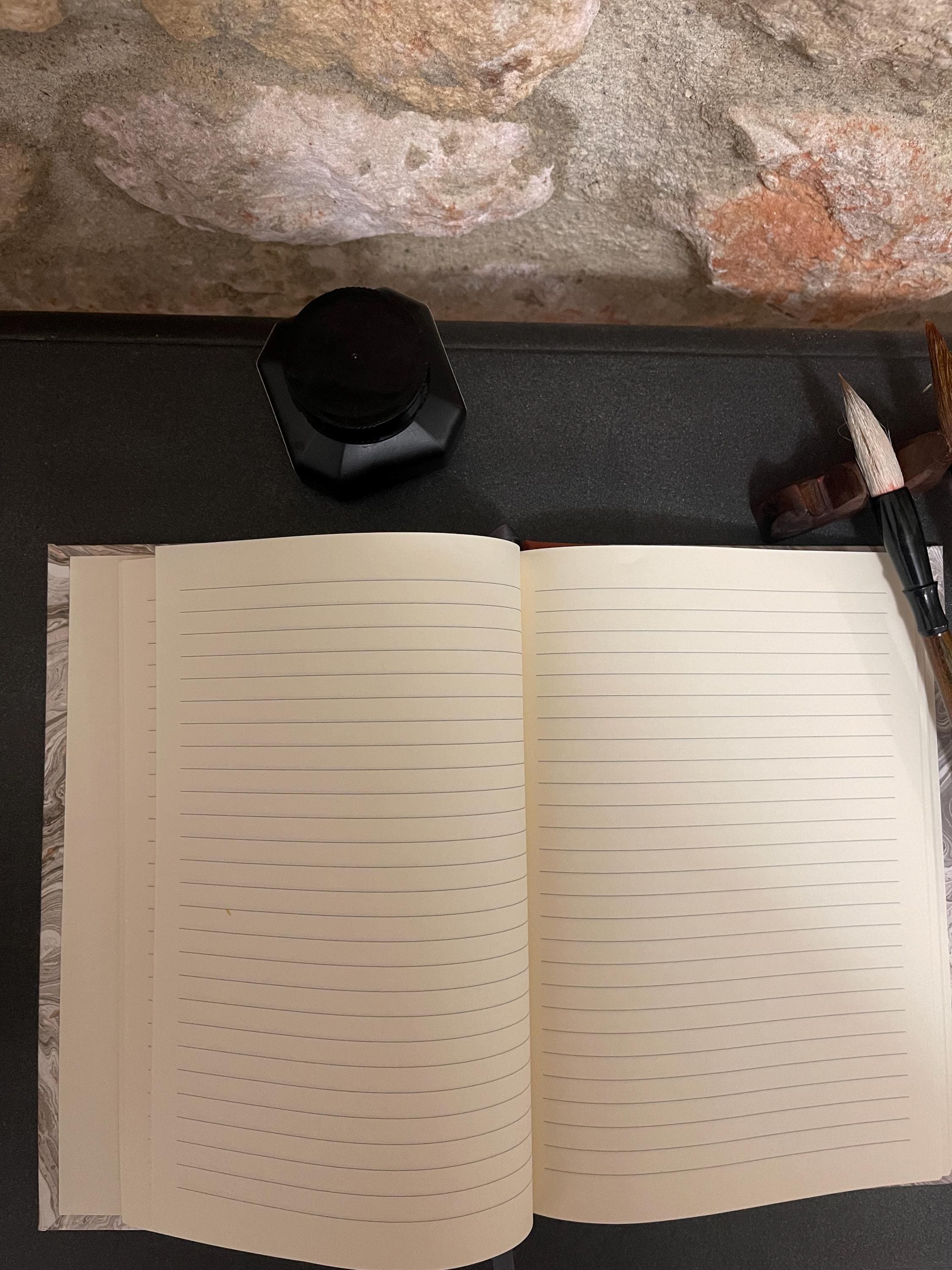 Marbled Notebook/Journal A5 Hard Cover, Hand Made