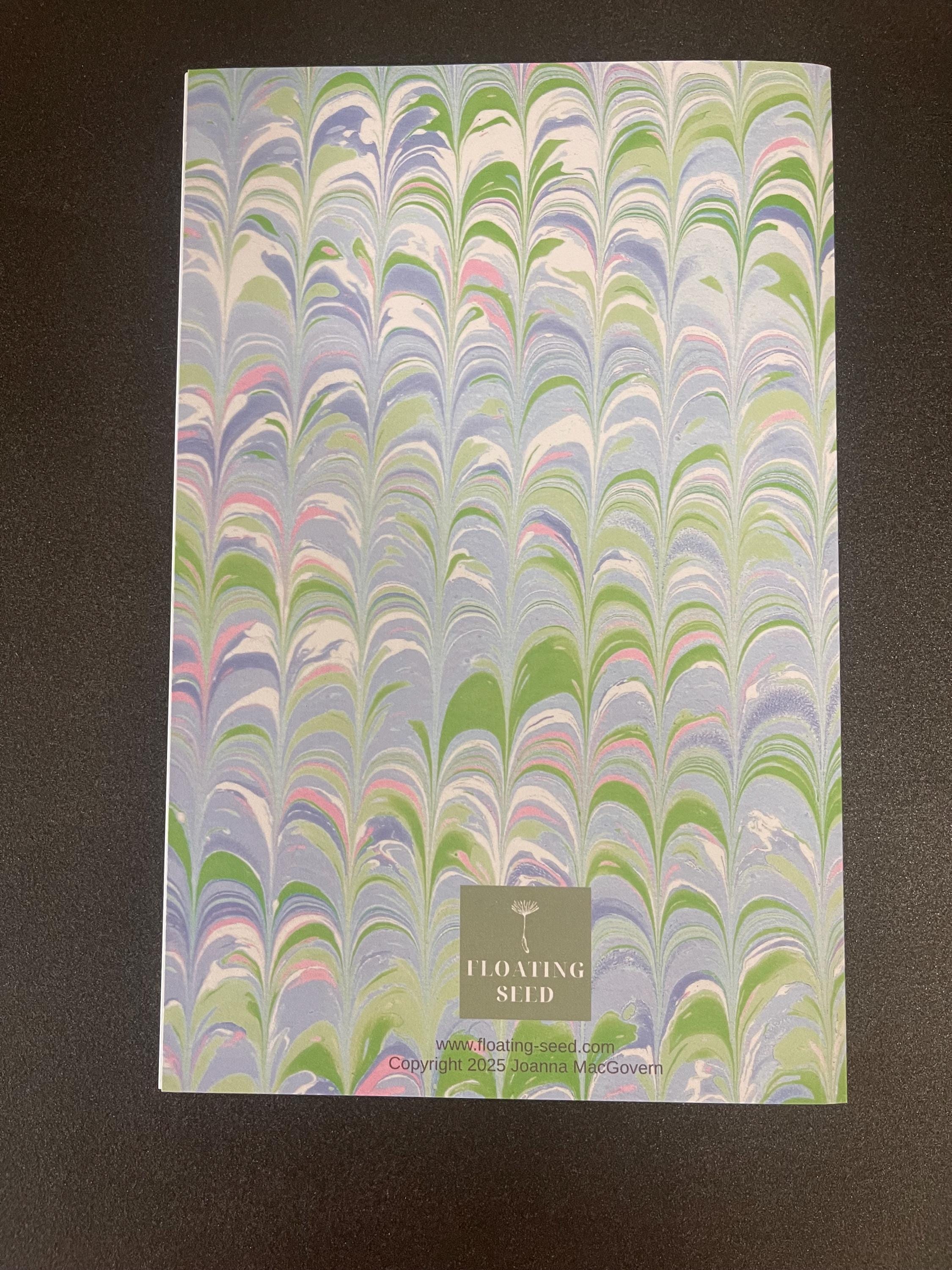 Printed Marbled Notebook — A Bold Twist on Tradition, soft recycled cover, lined pages, practical notebook for daily todo lists