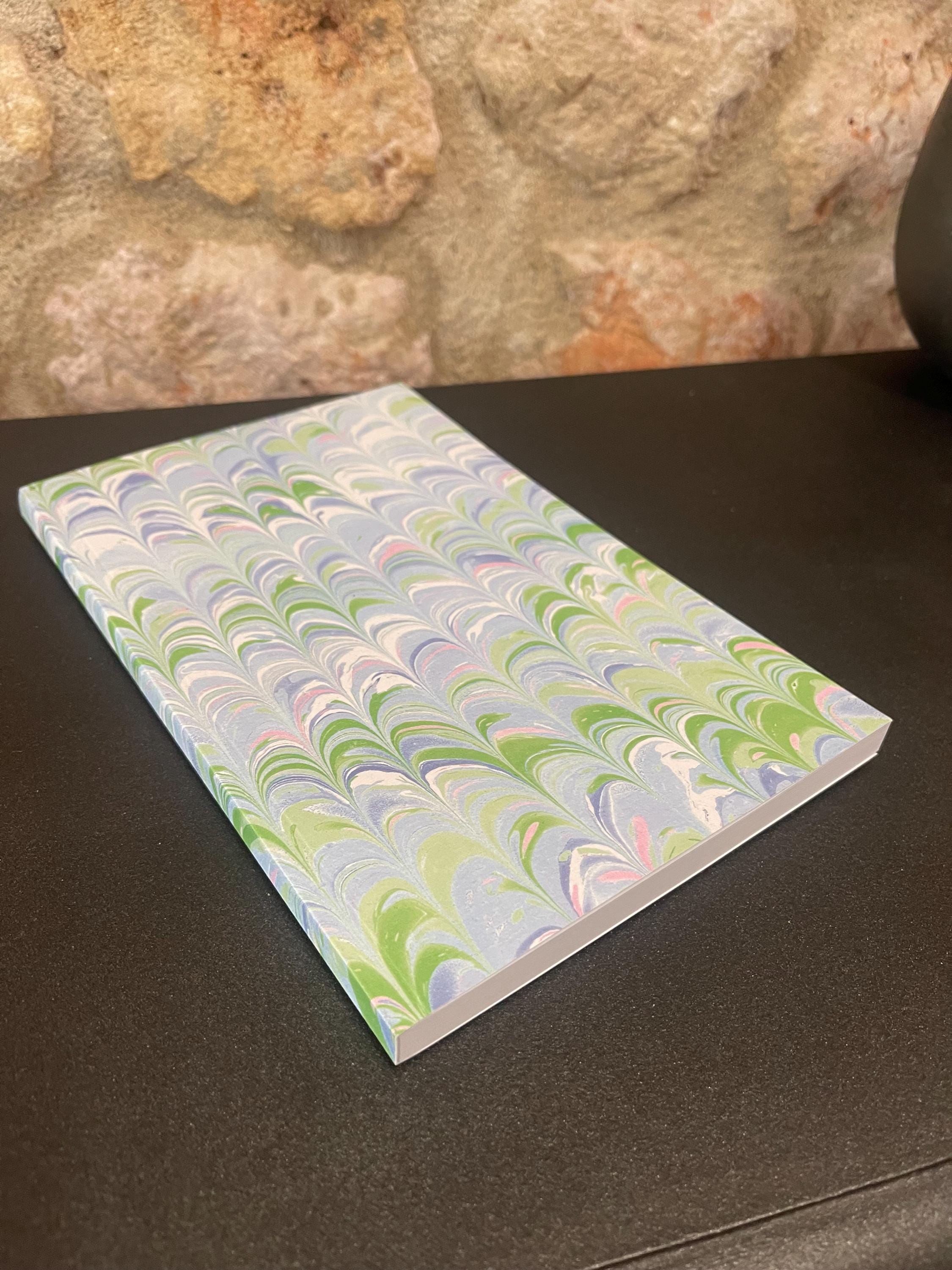 Printed Marbled Notebook — A Bold Twist on Tradition, soft recycled cover, lined pages, practical notebook for daily todo lists