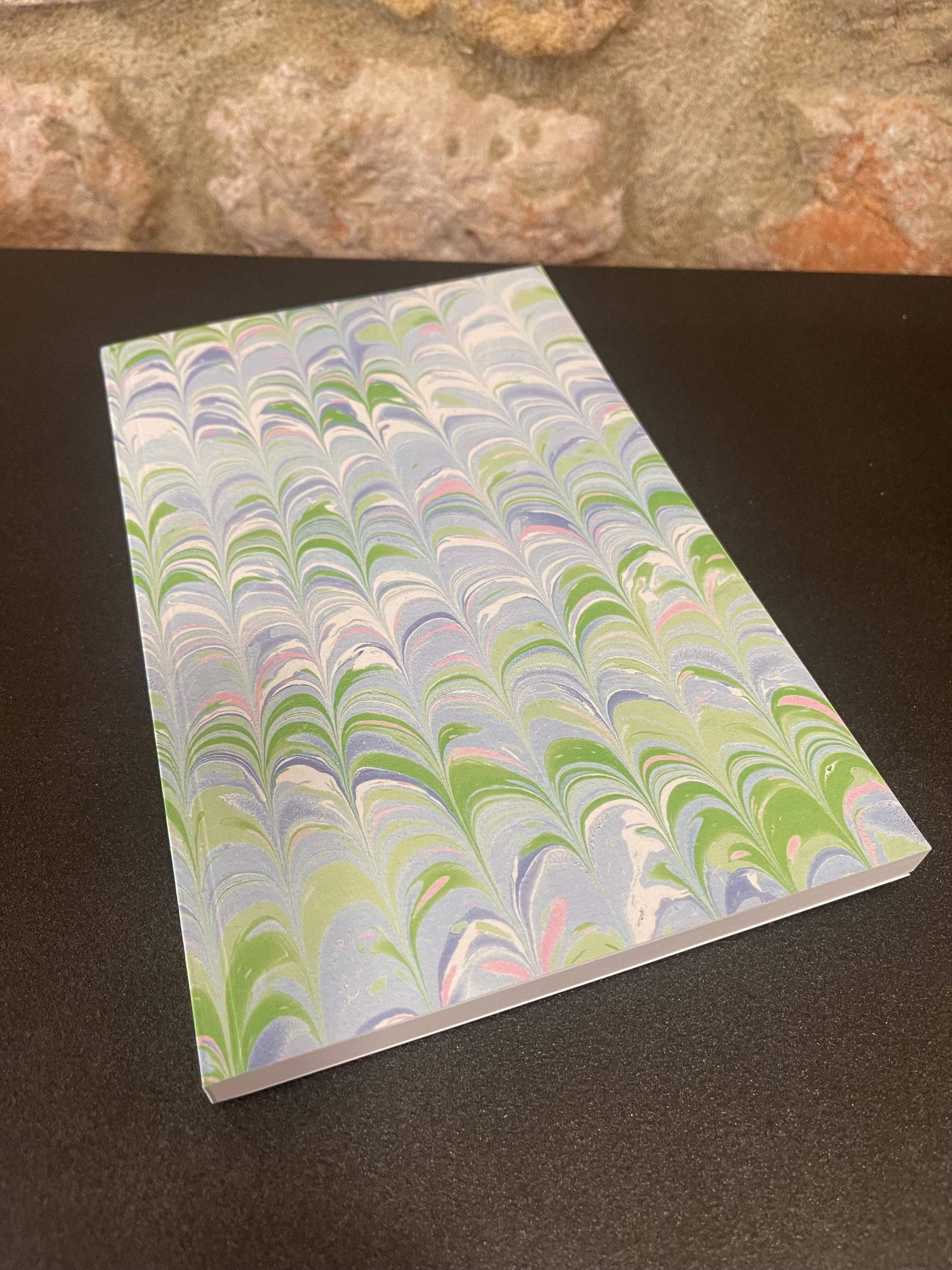Printed Marbled Notebook — A Bold Twist on Tradition, soft recycled cover, lined pages, practical notebook for daily todo lists