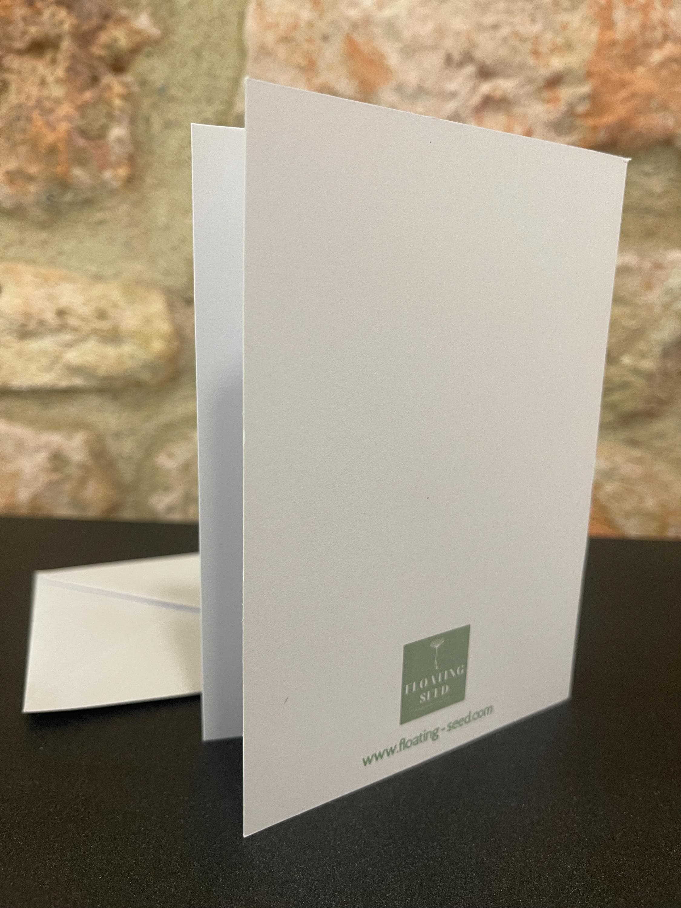 2 Cartes Joyeux Anniversaire Cocktail Printed marbled cards with envelopes, blank inside ideal for your birthday messages