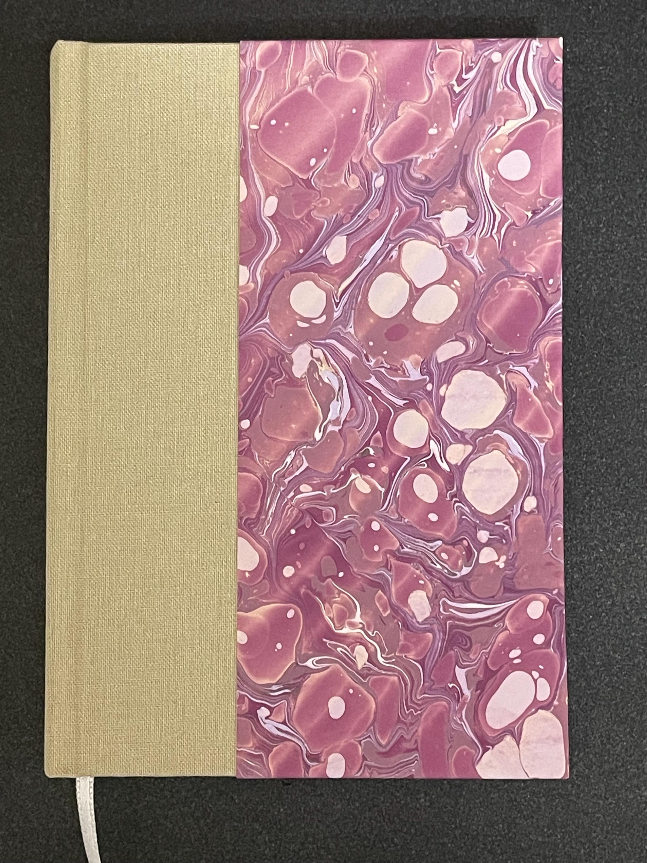 Hand Marbled Lined Notebook | Gift Box Ready - Inspired Journal | for Writers, Stationery Lovers