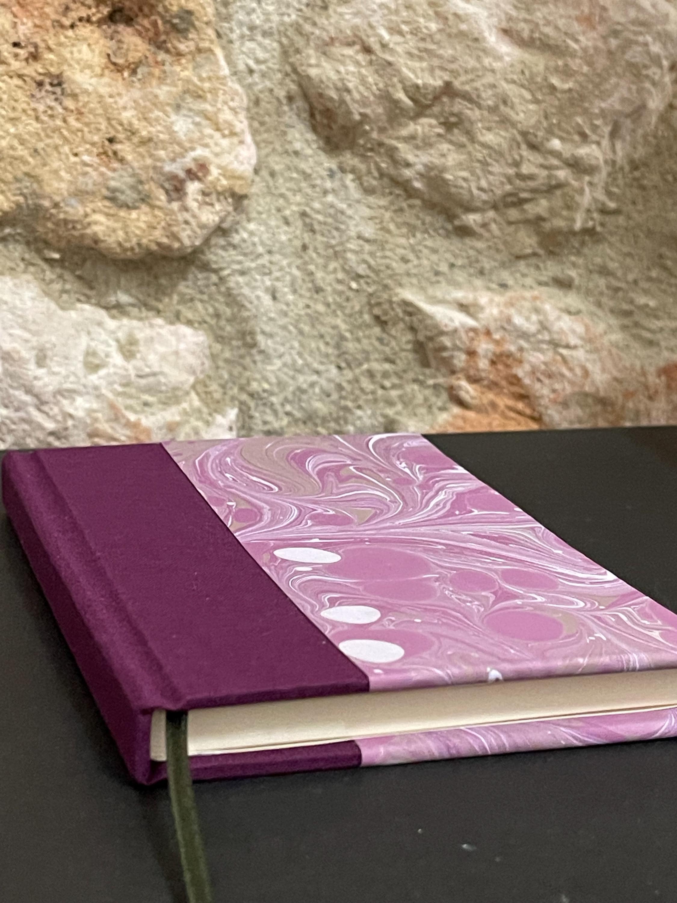 Lined Notebook | Gift Box Ready - Hand Made, Hand Marbled cover