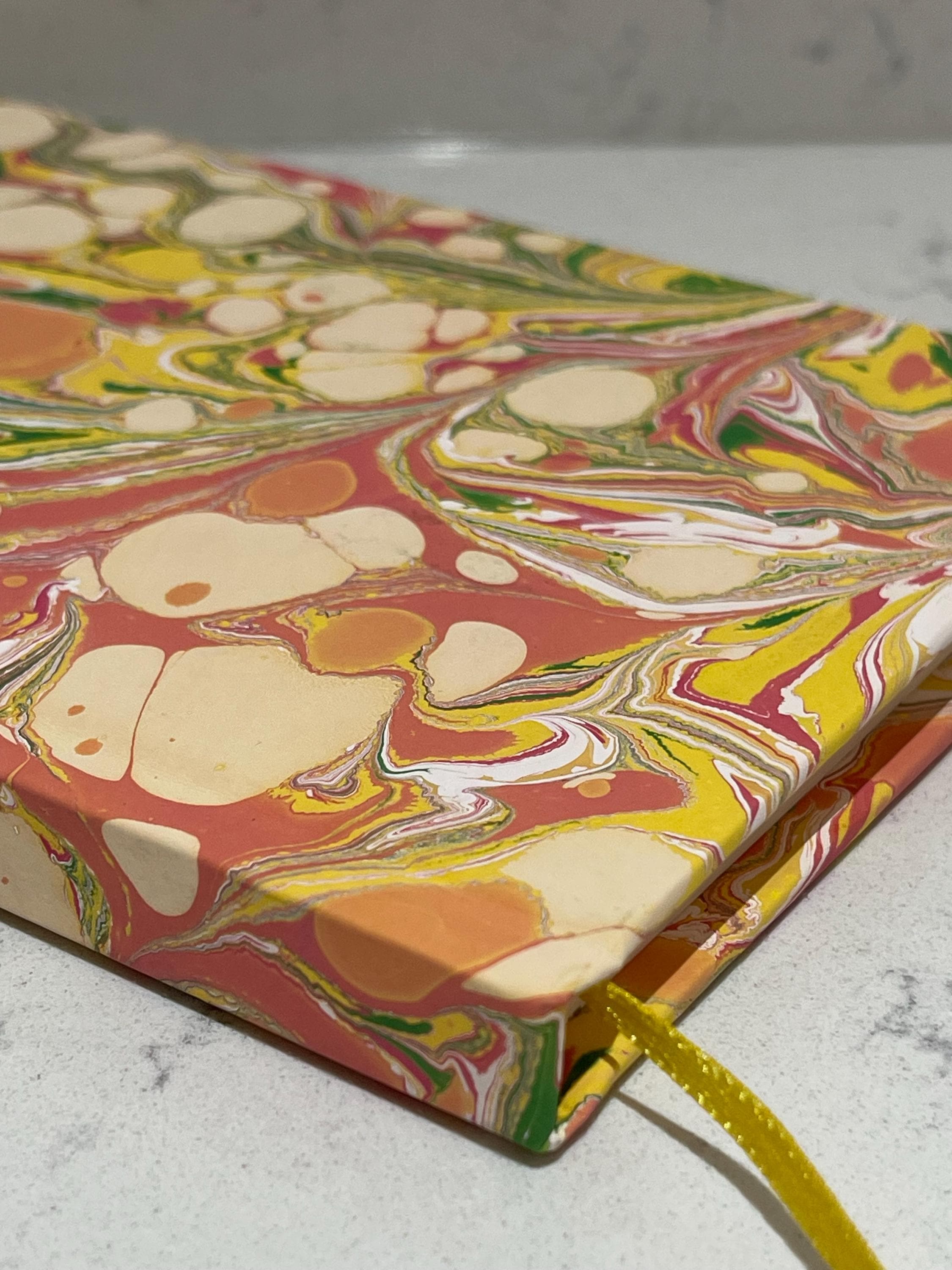 Hand Marbled Lined Journal | for Writers, Stationery Lovers