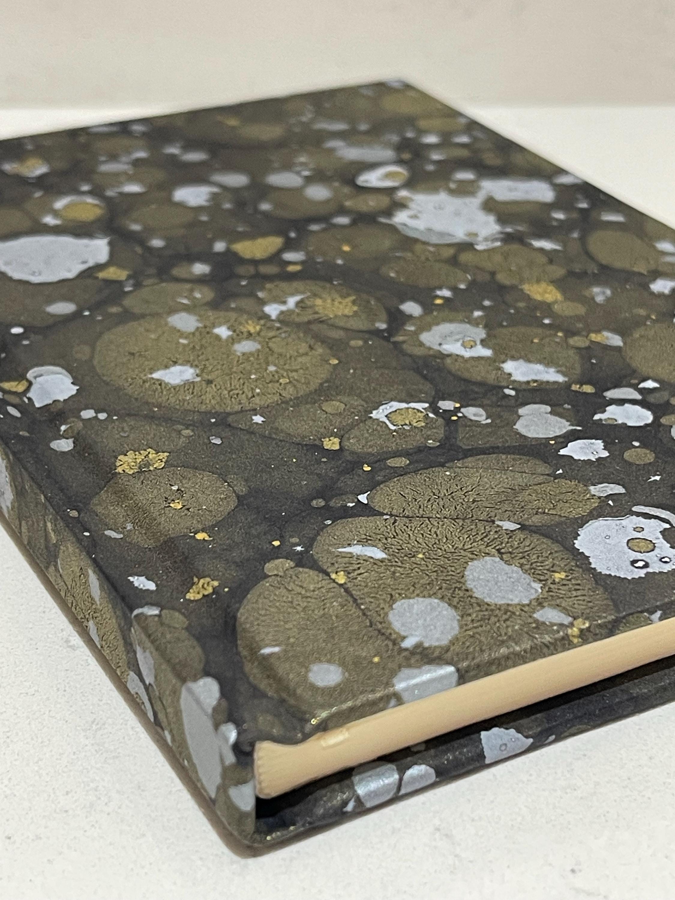 Mily way inspired Hand Marbled Lined Journal | for Writers, Stationery Lovers