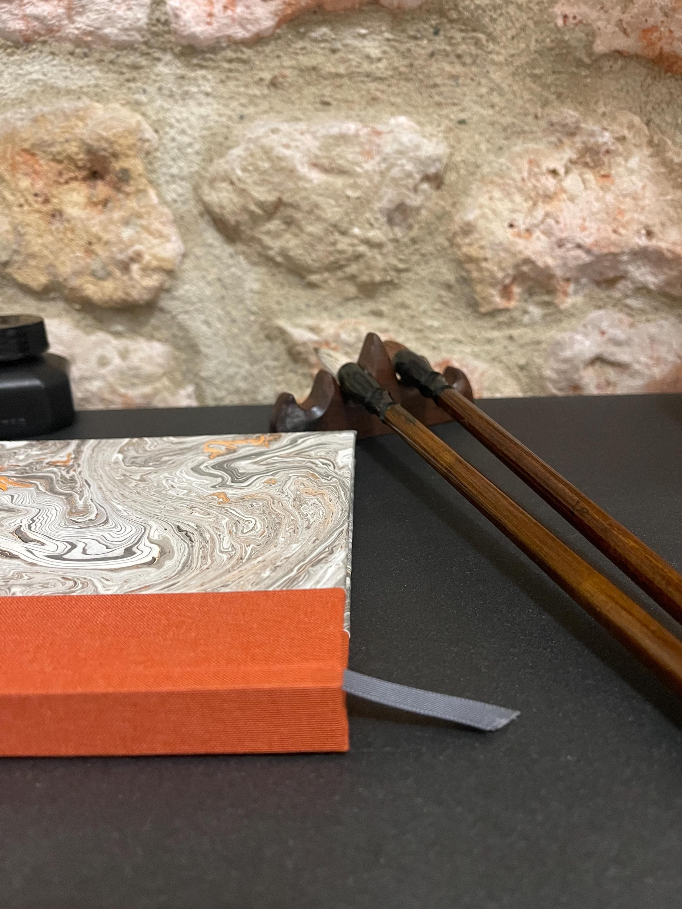 Marbled Notebook/Journal A5 Hard Cover, Hand Made