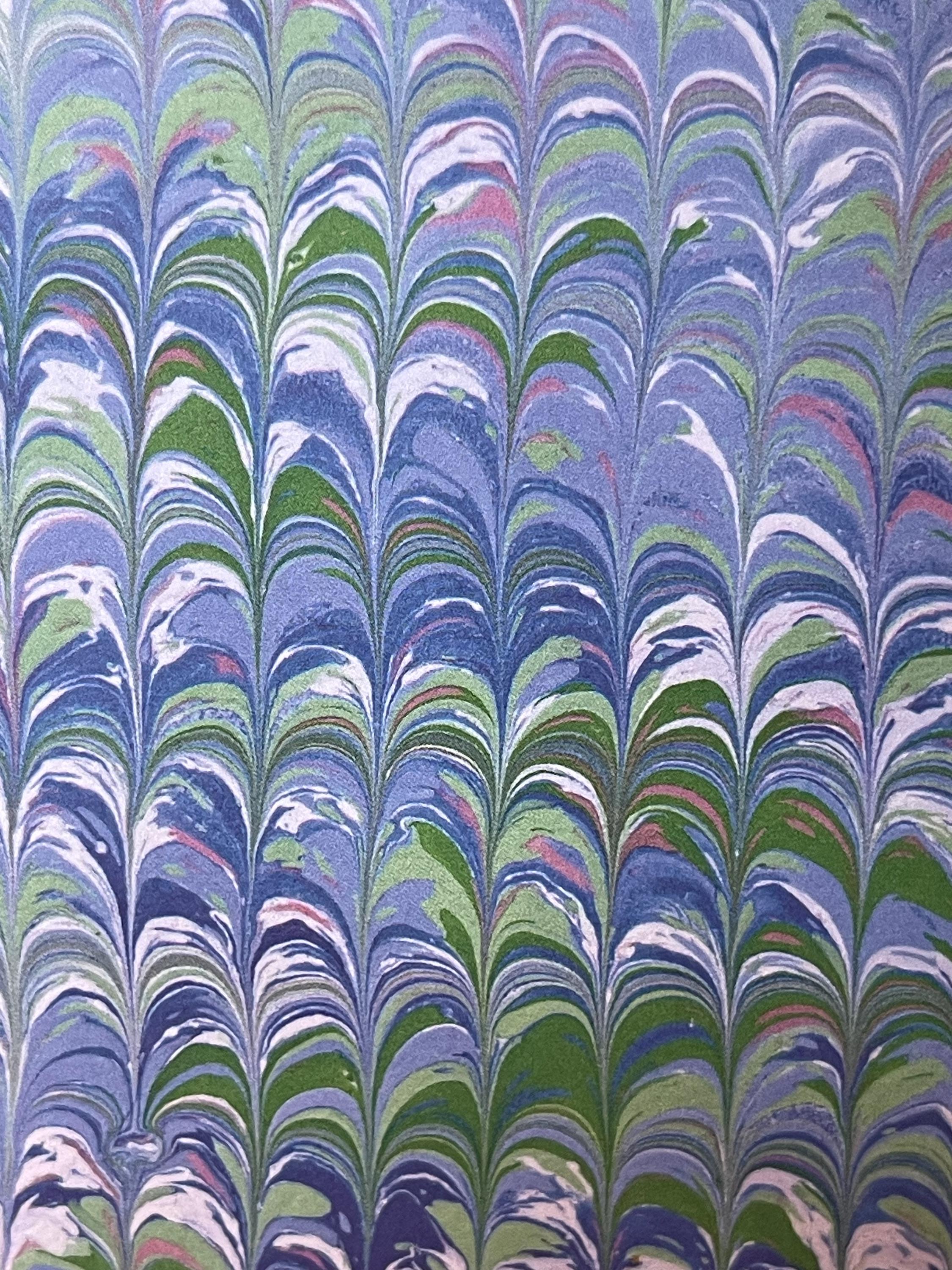 Printed marbled card with envelope, blank inside ideal for thank you notes or general gifts
