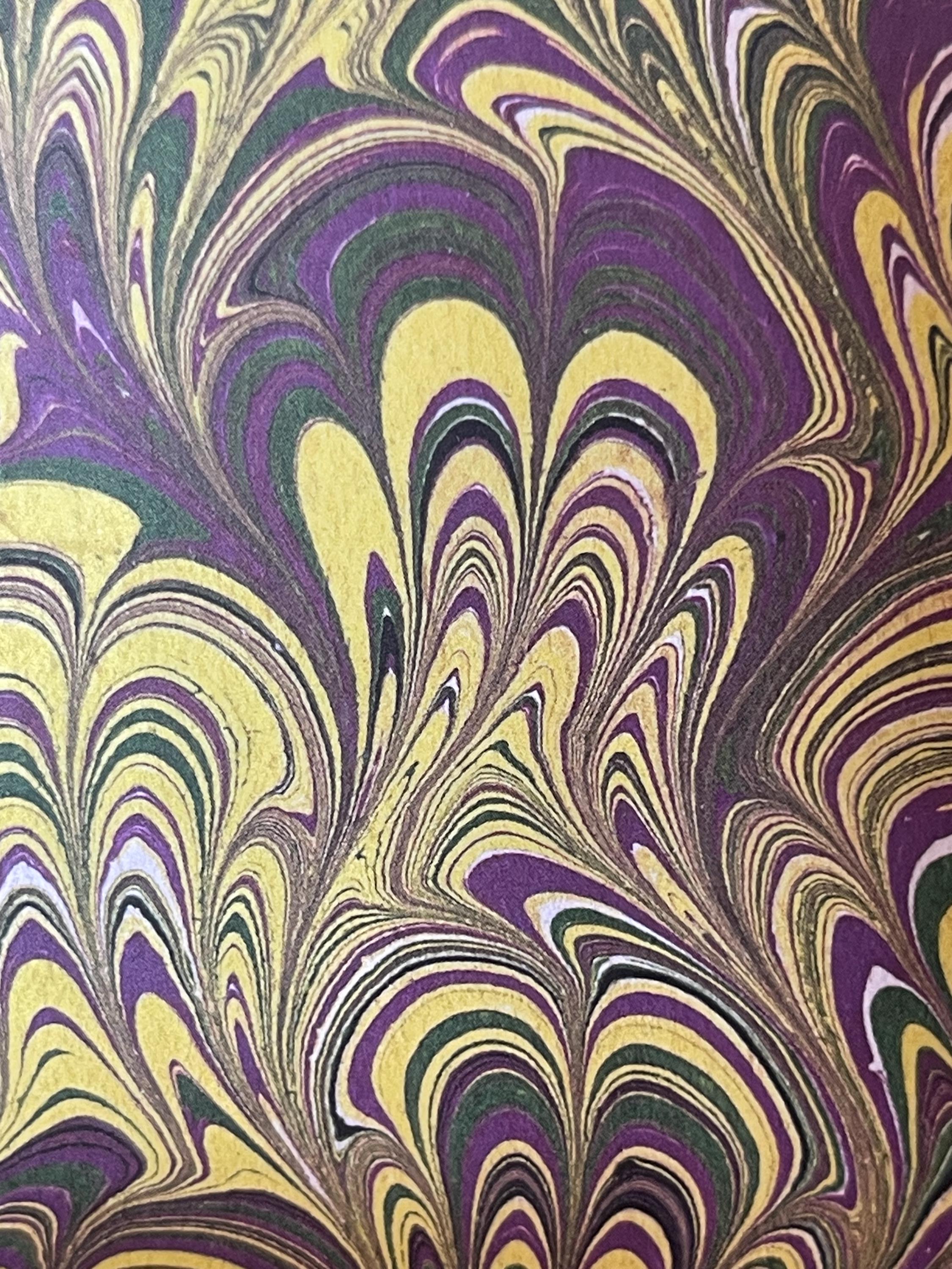Printed marbled card with envelope, blank inside ideal for thank you notes or general gifts