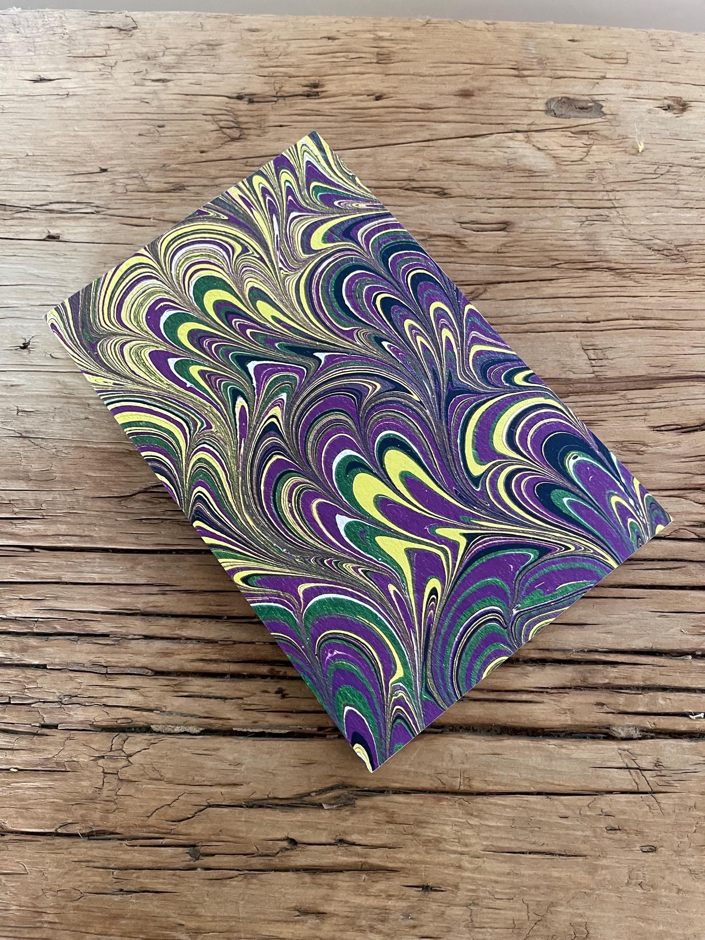 Chunky Printed Marbled Notebook — A Bold Twist on Tradition, soft recycled cover, 160 lined pages, practical notebook for daily todo lists