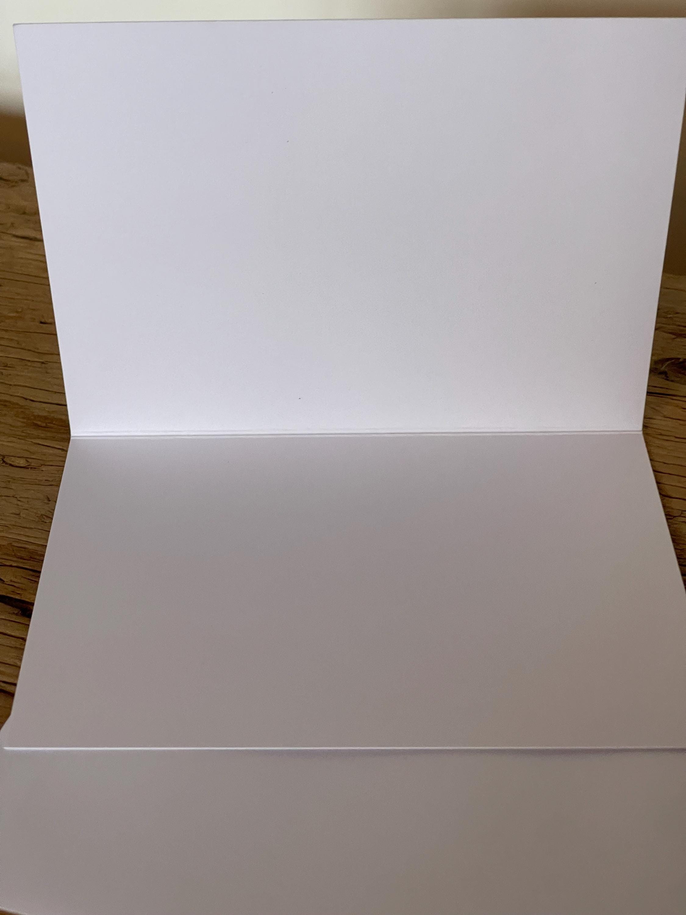 Printed marbled card with envelope, blank inside ideal for thank you notes or general gifts