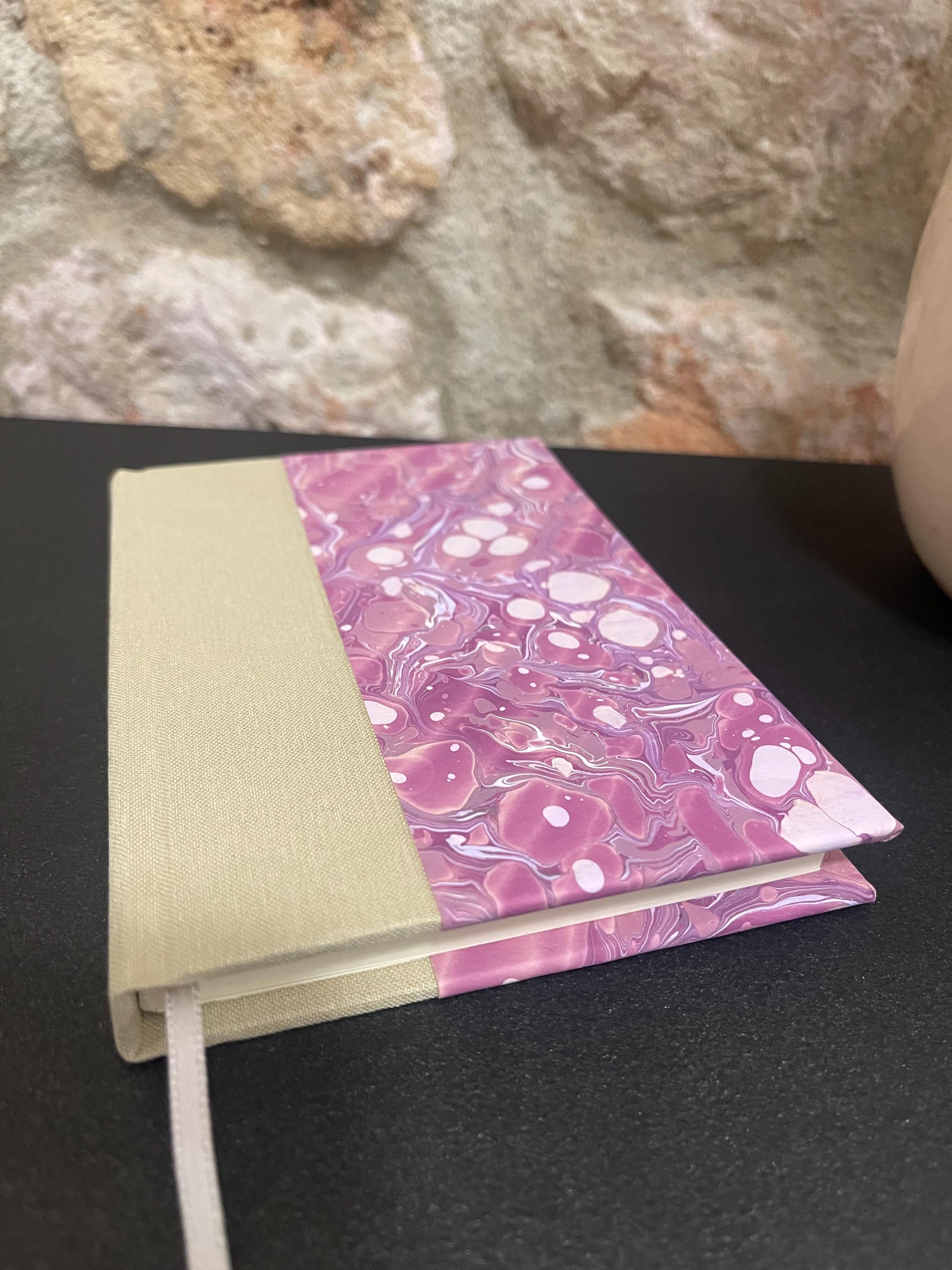 Hand Marbled Lined Notebook | Gift Box Ready - Inspired Journal | for Writers, Stationery Lovers