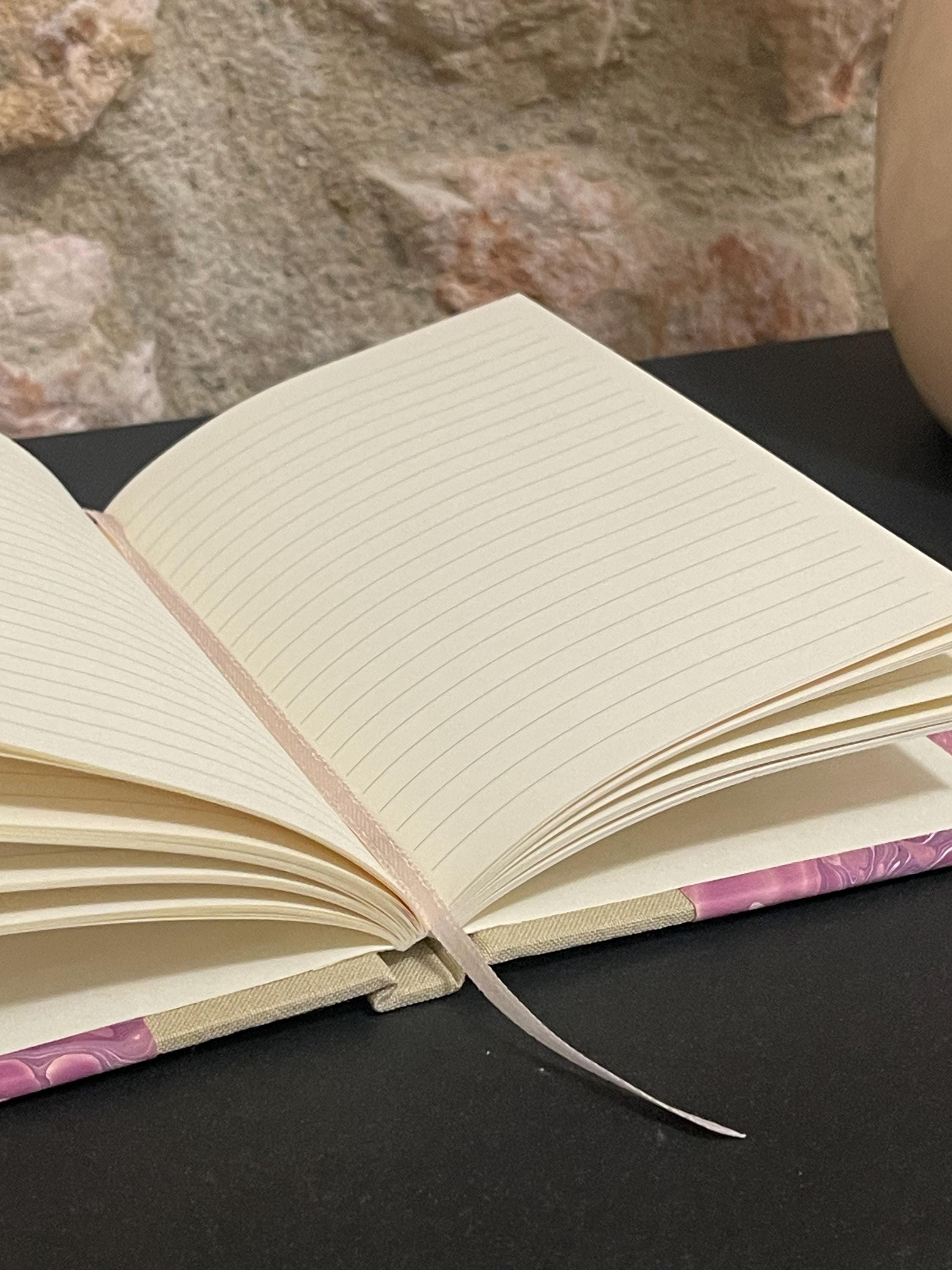 Hand Marbled Lined Notebook | Gift Box Ready - Inspired Journal | for Writers, Stationery Lovers