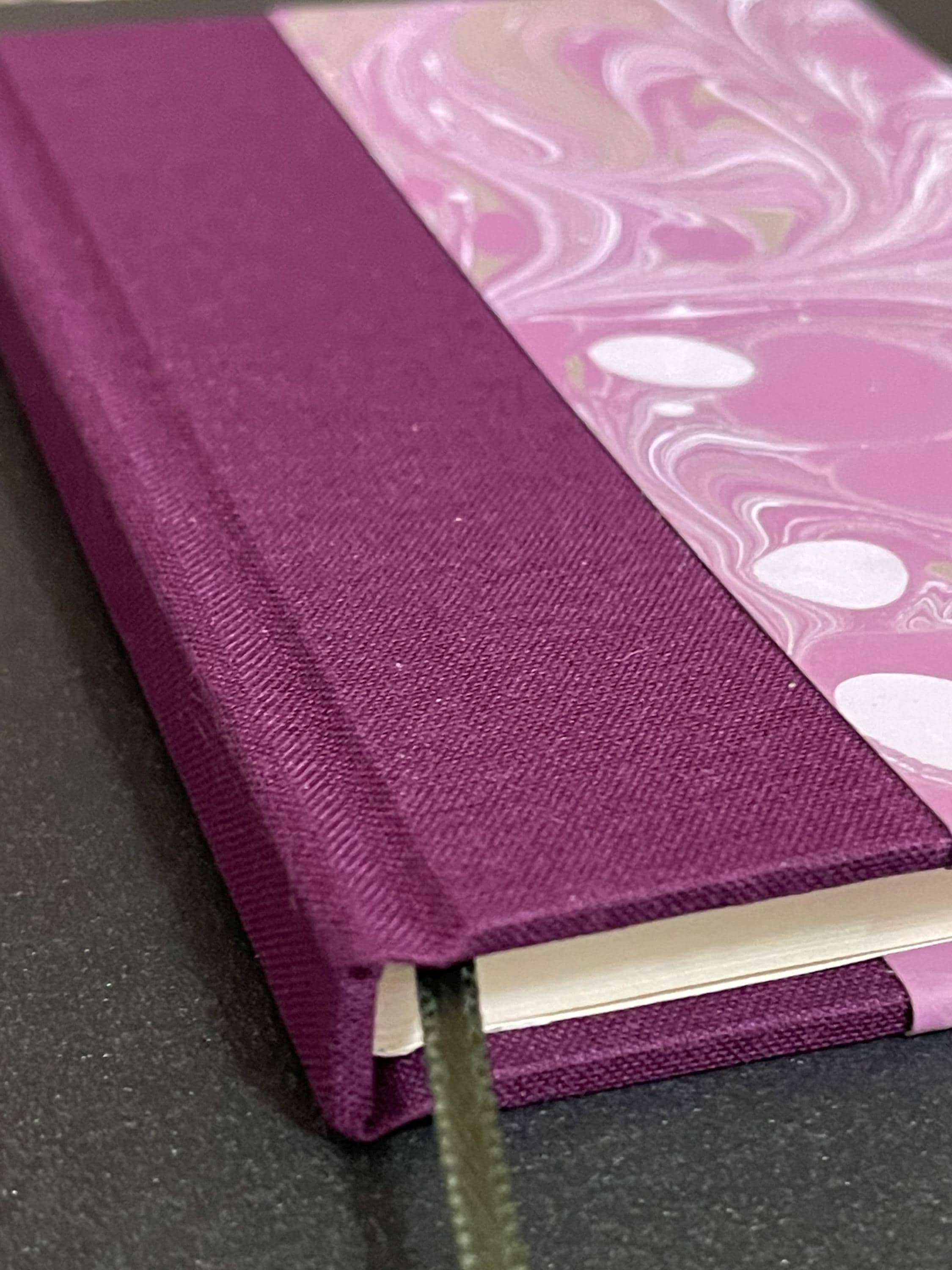 Lined Notebook | Gift Box Ready - Hand Made, Hand Marbled cover