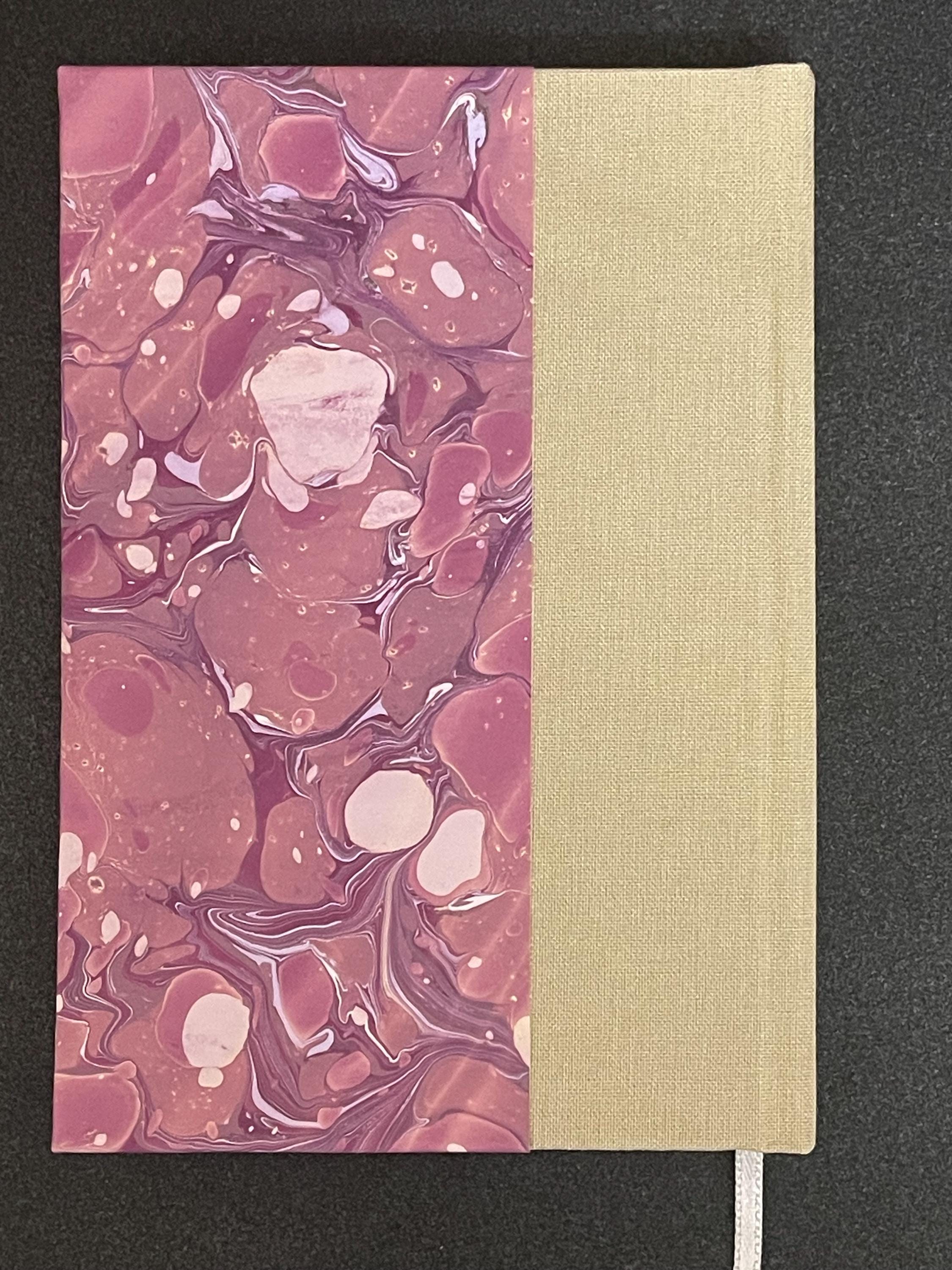 Hand Marbled Lined Notebook | Gift Box Ready - Inspired Journal | for Writers, Stationery Lovers