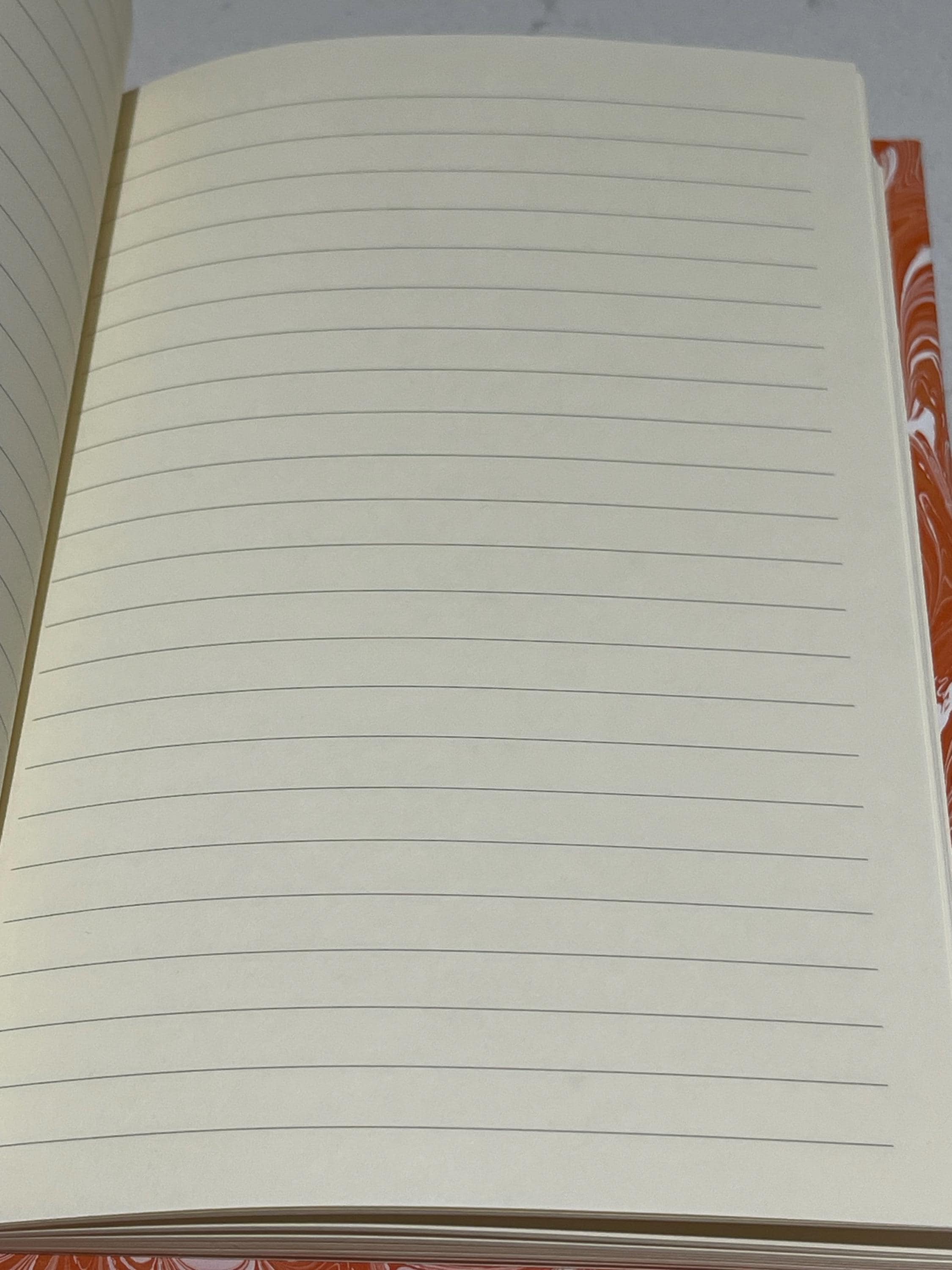 Hand Marbled Lined Journal | for Writers, Stationery Lovers