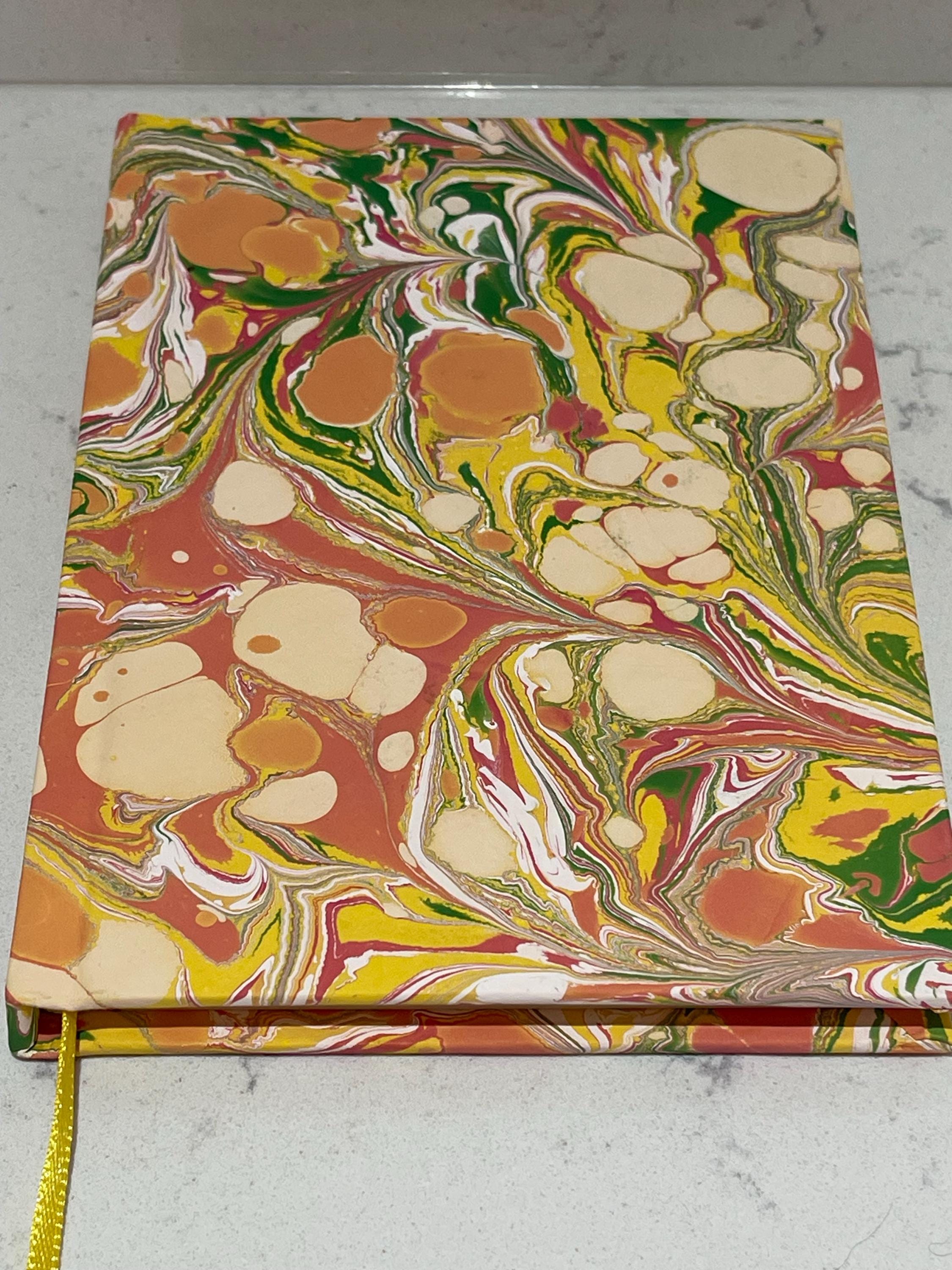 Hand Marbled Lined Journal | for Writers, Stationery Lovers