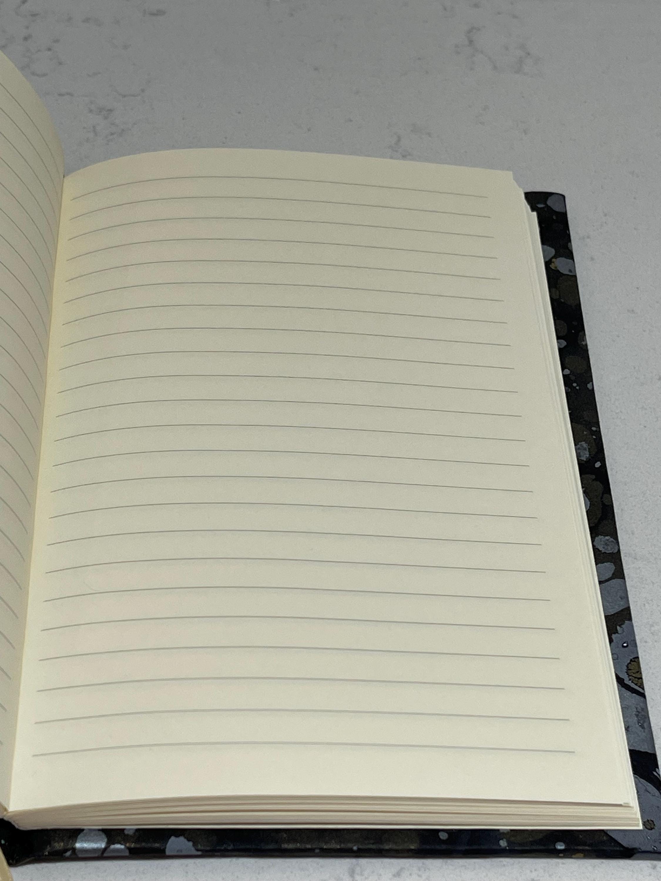 Mily way inspired Hand Marbled Lined Journal | for Writers, Stationery Lovers